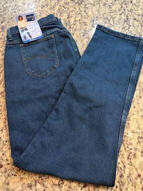 Riders by Lee Women’s Straight Leg Jeans - Dark Wash Blue